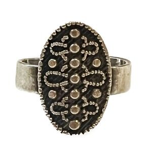 Vintage Sterling Silver Ring Size 9 (adjustable)